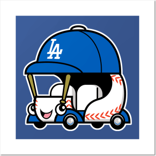 Dodgers Bullpen Car Posters and Art